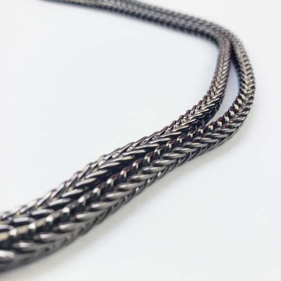 King Ice, "Queen" Designer Streetwear Pendent Black Onyx Round Chain, 20" Long - Picture 11 of 15